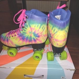 Tye Dye Roller Skates Size 9W